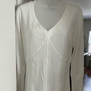 BCBGMaxAzria Long Sleeve V-Neck Top
